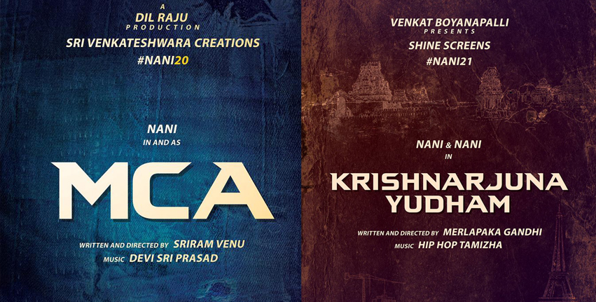 Nani upcoming movie mca and KRISHNARJUNAYUDHAM