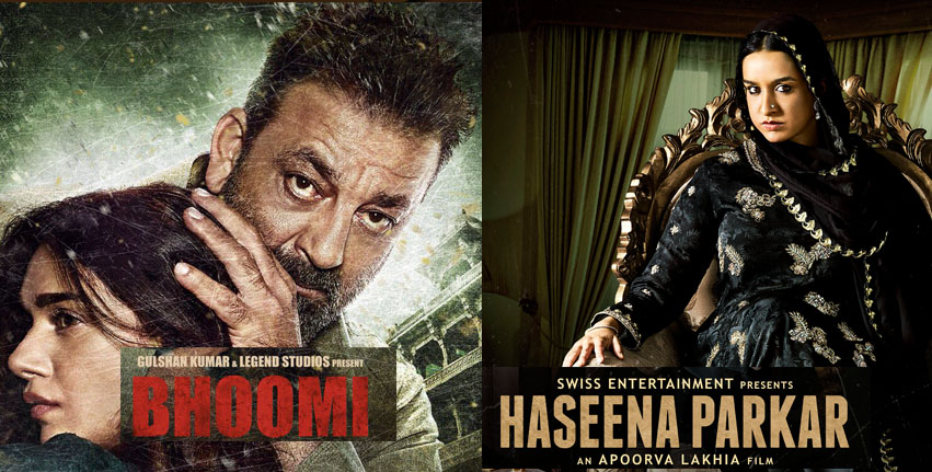 haseena parkar and bhoomi movie box office collections