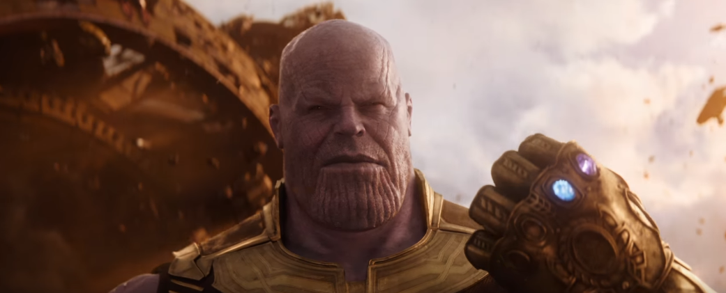 Thanos in avnegers infinity war